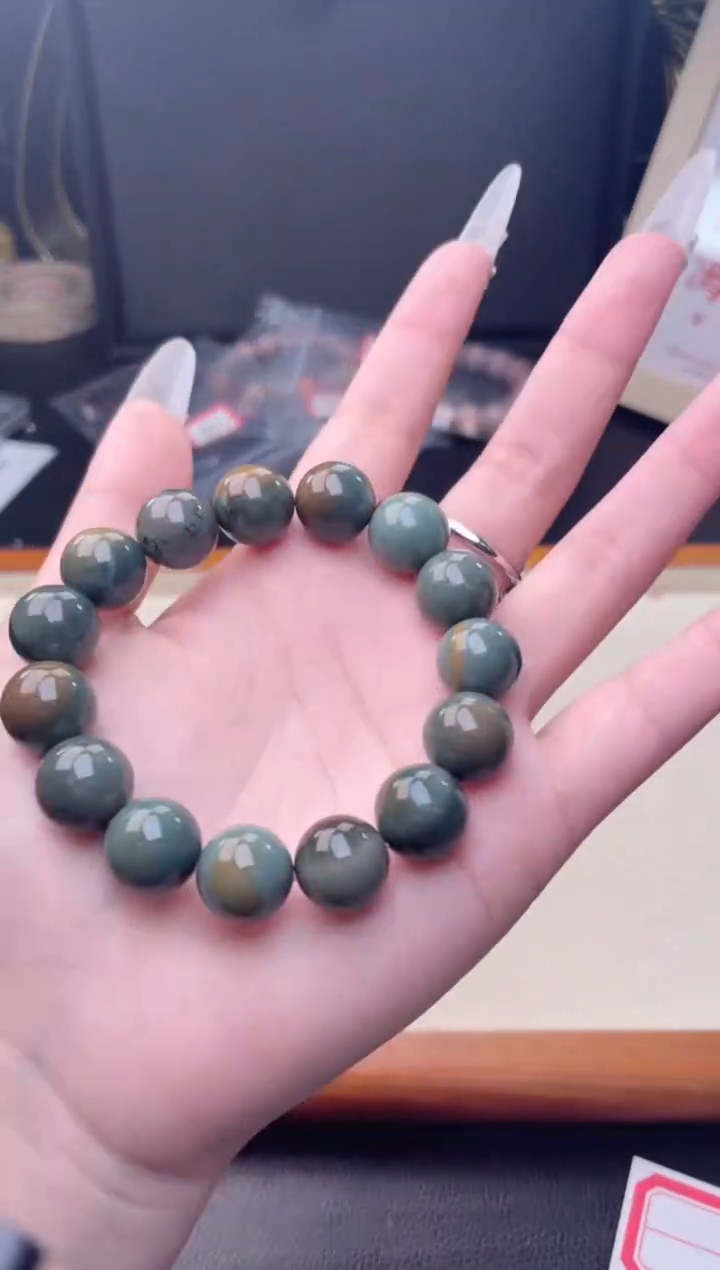 【闪购商品】石英质玉手链未镶嵌18.36阿拉善手串