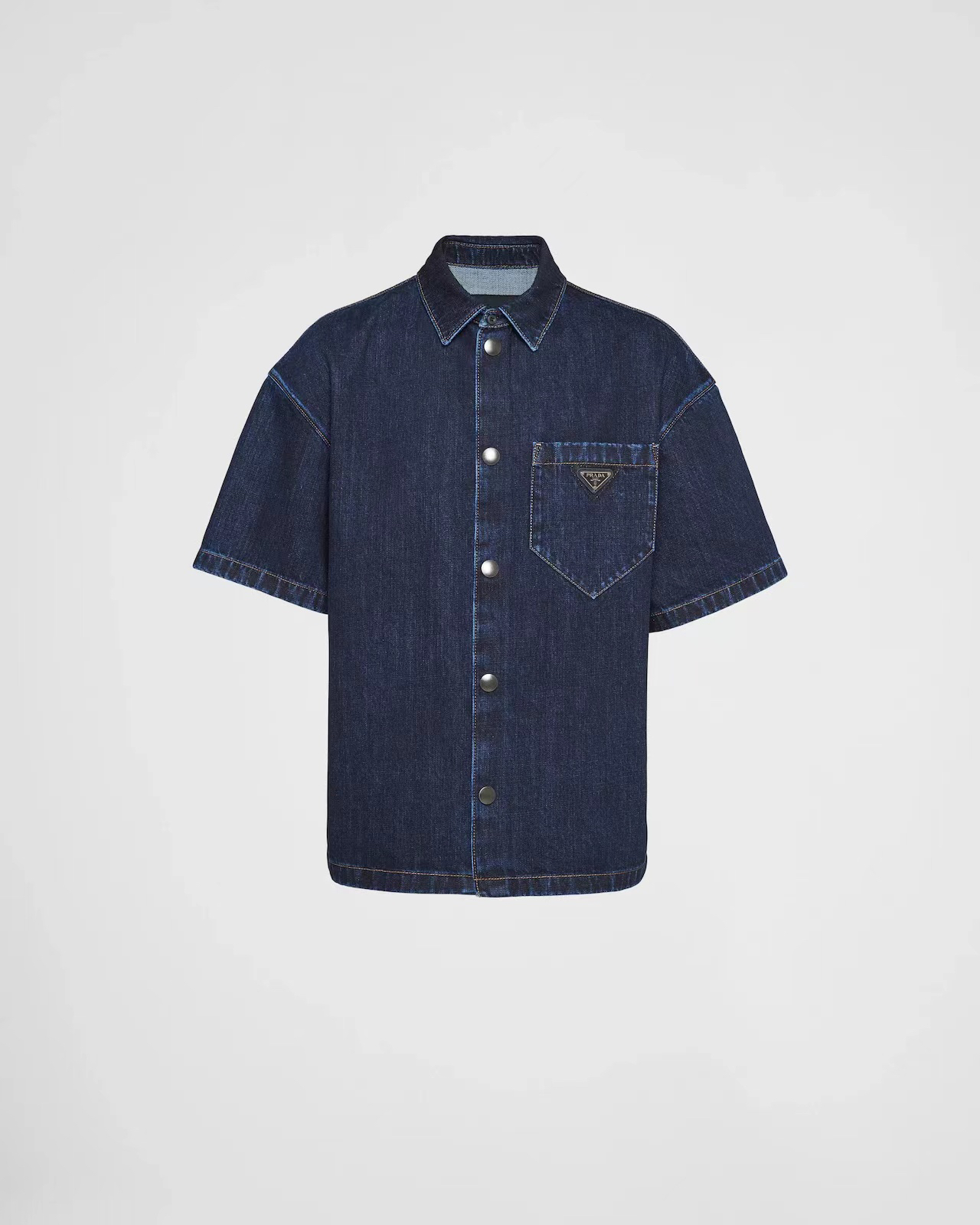 未使用 Prada/普拉达 男款时尚舒适百搭 丹宁衬衫