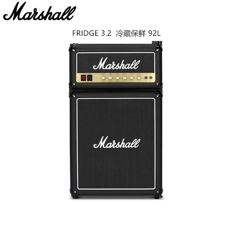 正品国行MARSHALL马歇尔冰箱FRIDGE 3.2限量版冷藏马勺冰箱黑内饰