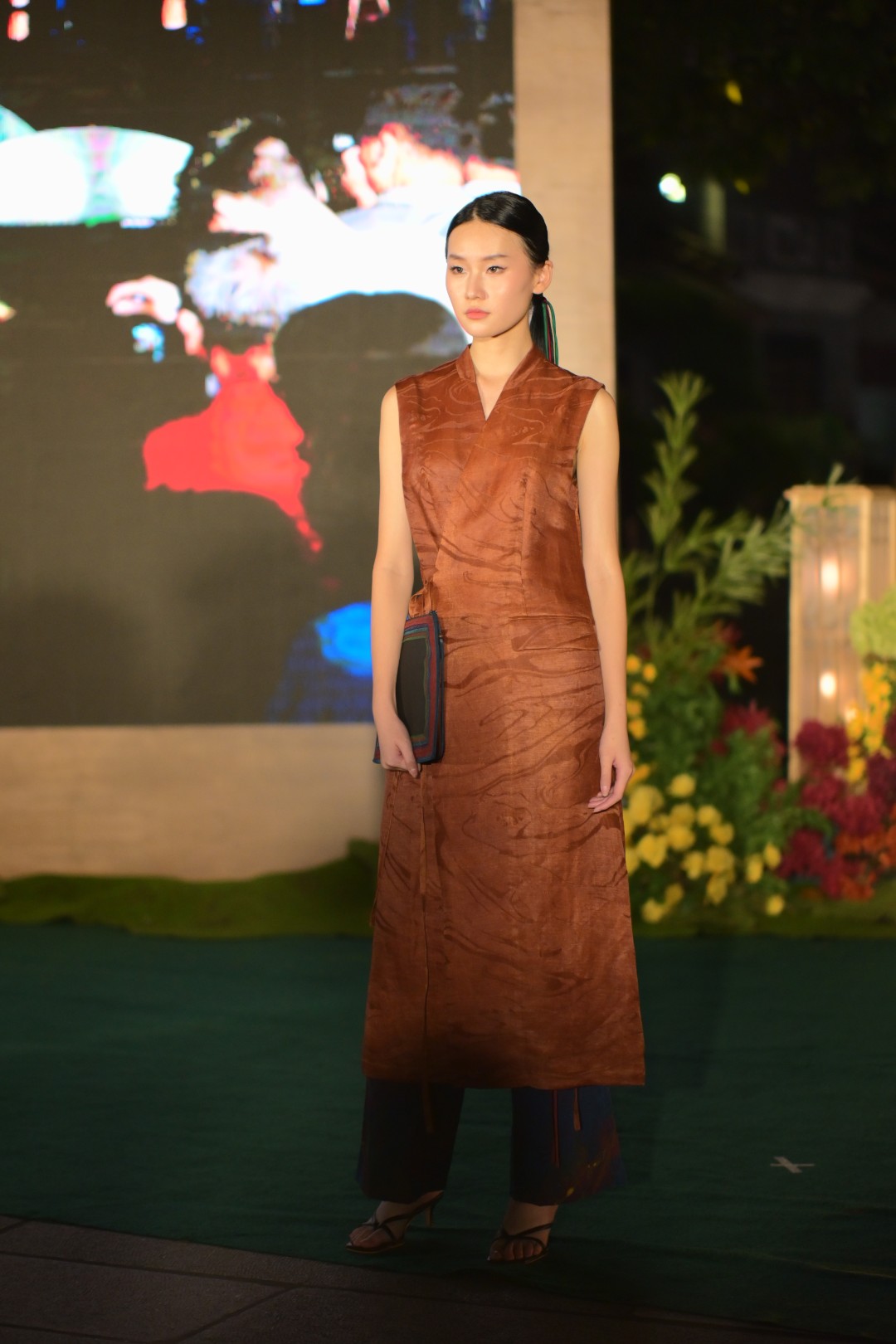 【衣恋非遗】新中式红云纱长马甲︱丝麻国风轻奢设计师中长款马夹