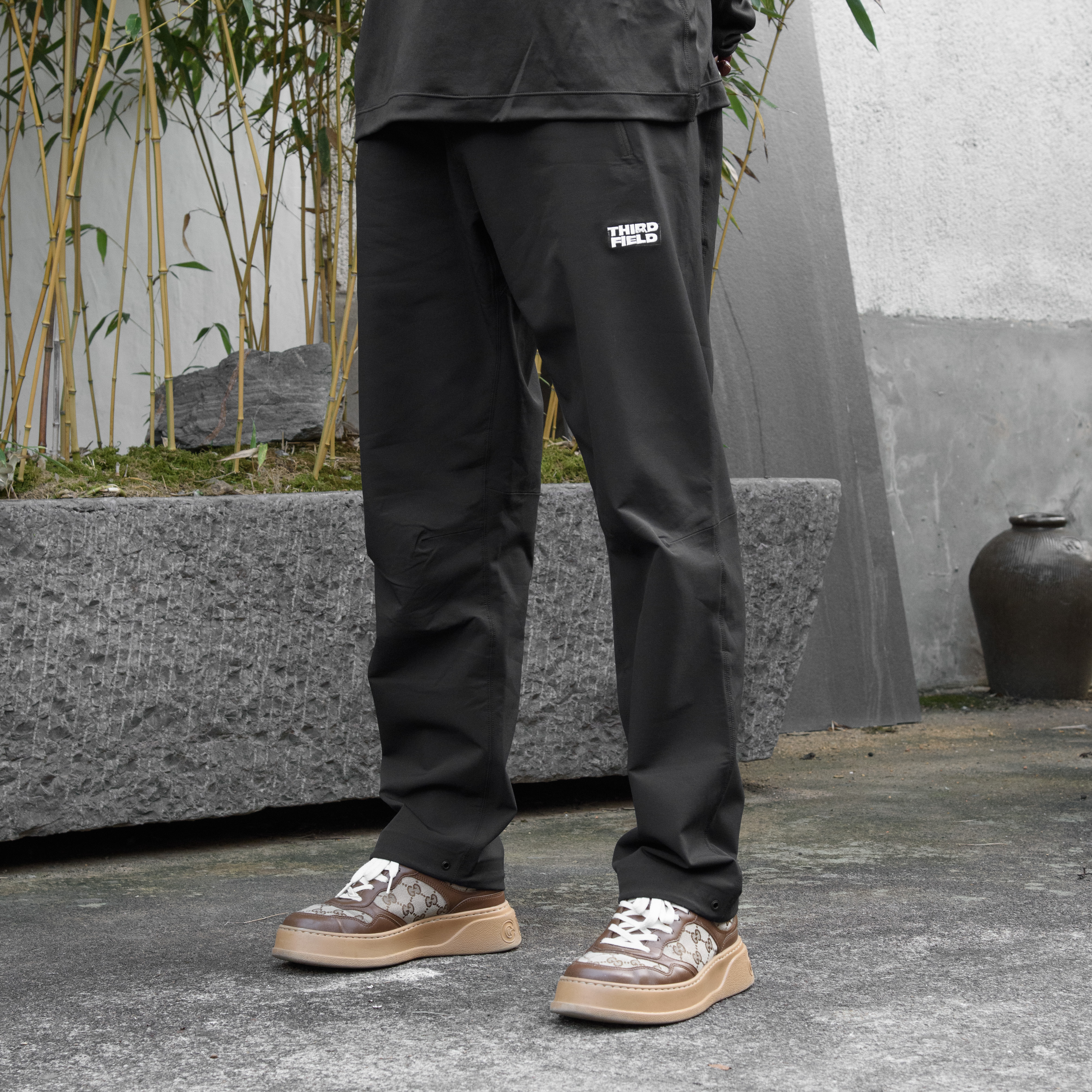 THIRDFIELD开业活动防泼水软壳裤透气加绒保暖轻量化弹力户外钓鱼