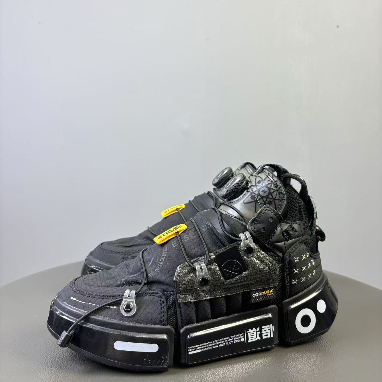 99新 LI-NING/李宁 37码 李宁悟道黑色球鞋 非原盒