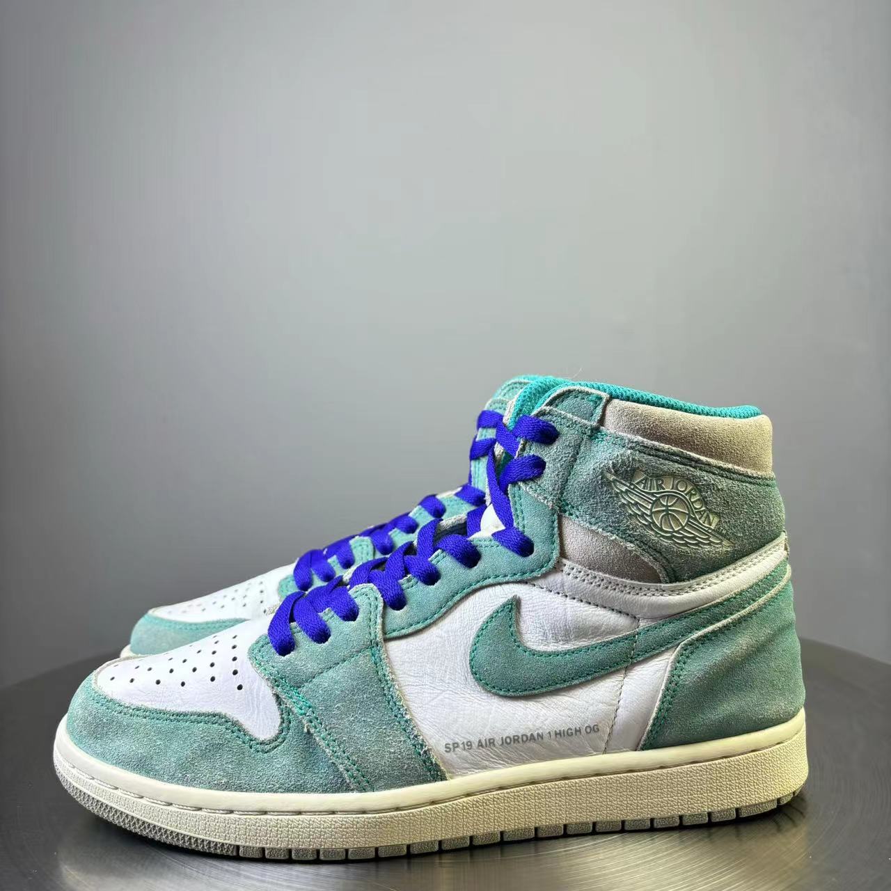 95新 AIR JORDAN 42.5码 AJ1全明星蒂芙尼绿球鞋 非原盒