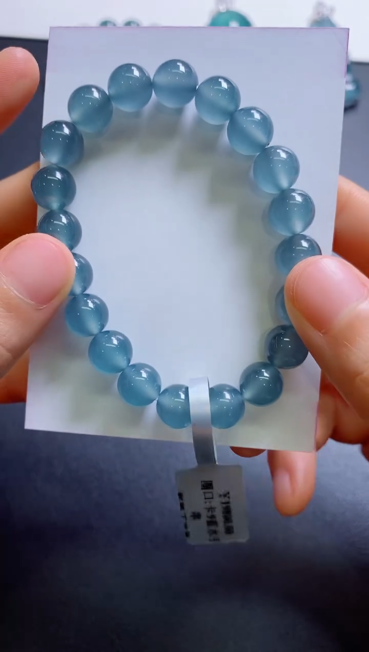 【闪购商品】翡翠颈饰未镶嵌多样性发其一（9mm+）