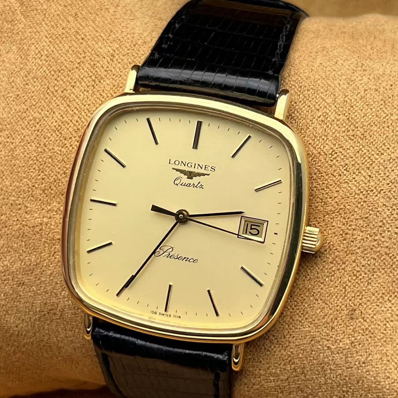 95新 Longines/浪琴 EW459浪琴石英瑰丽系列腕表