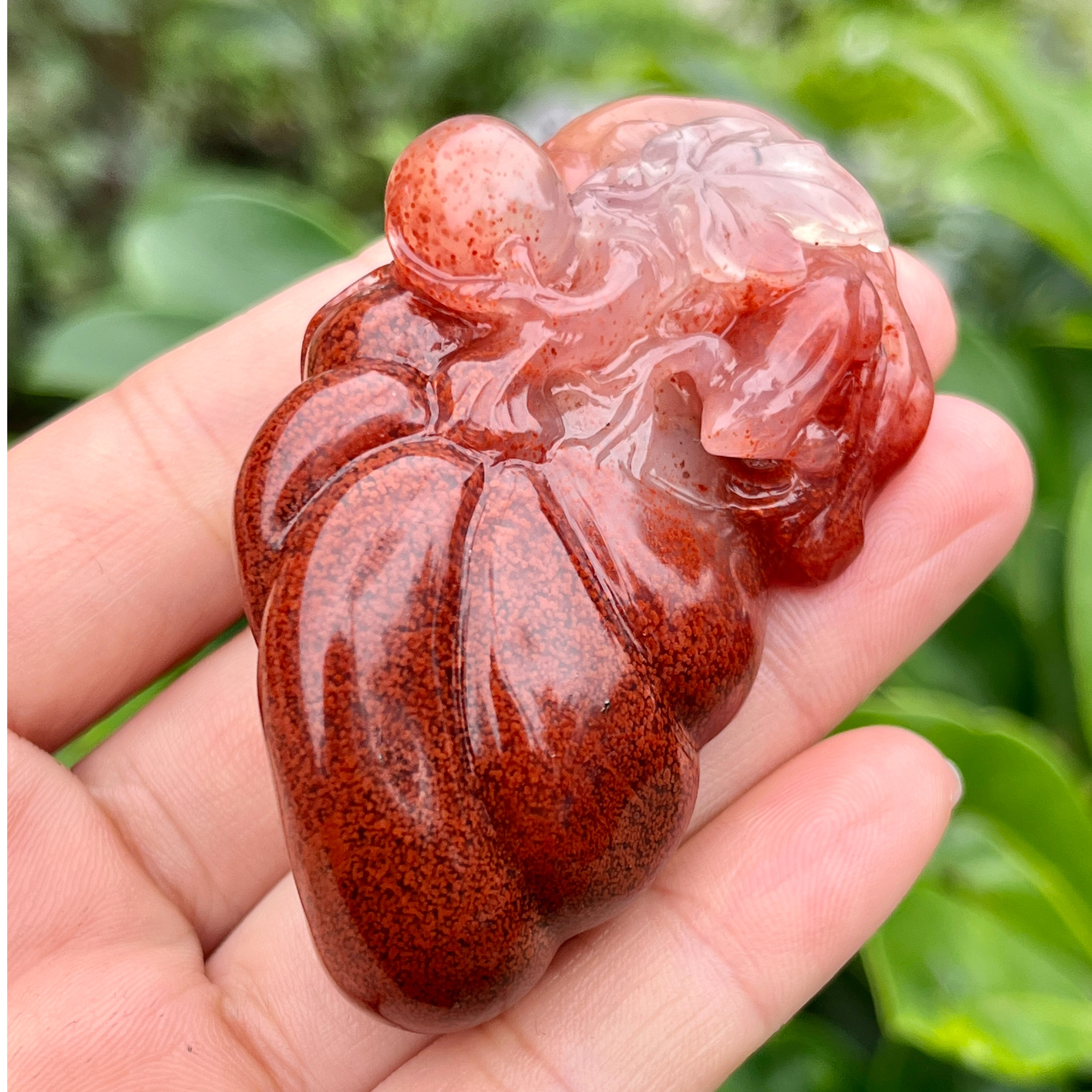 寿山石水洞高山石《春秋大业》圆雕摆件/手玩件