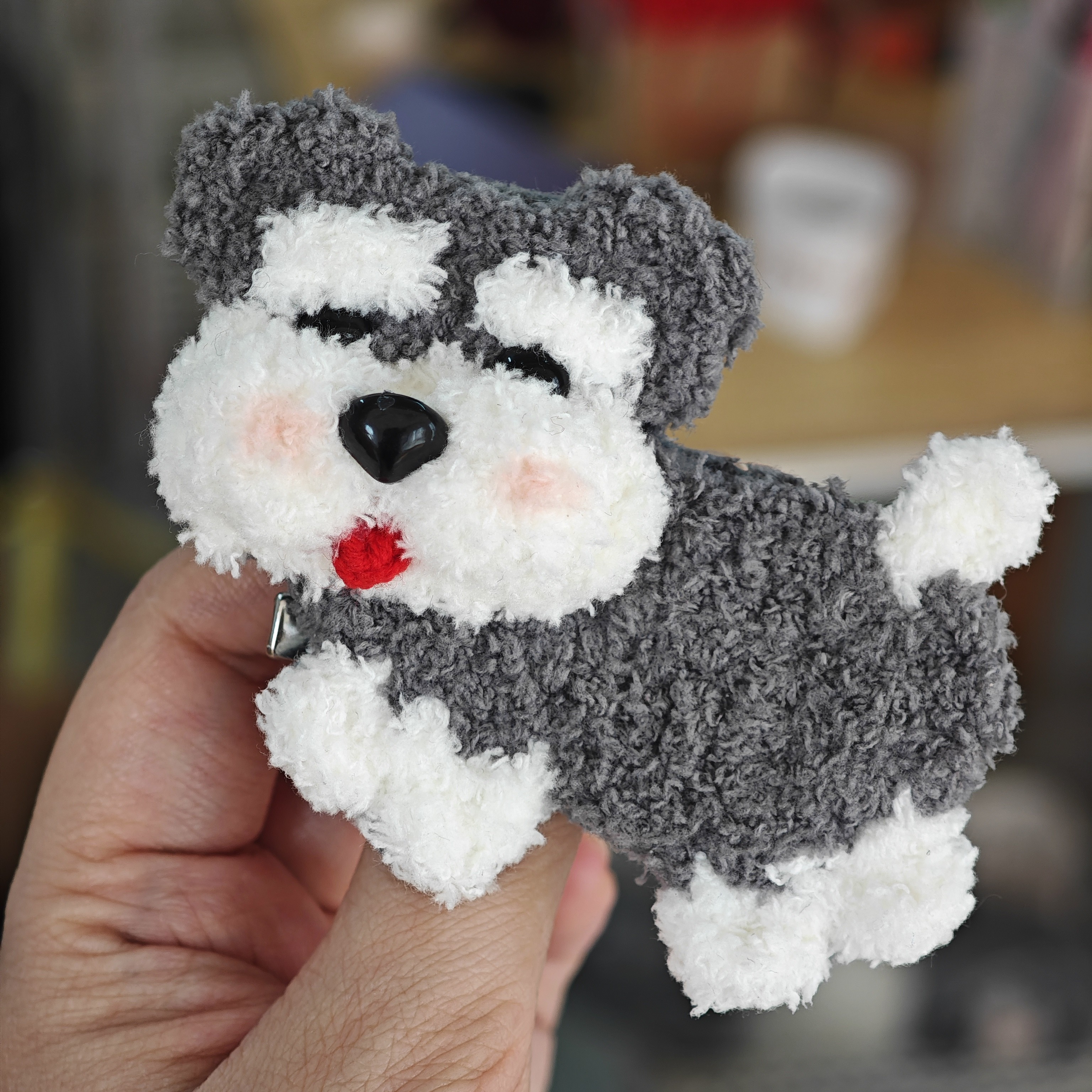 铁胸针 奔跑中的呆米胸针夹子二合一