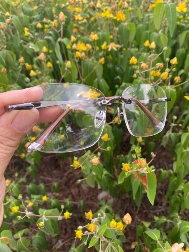 天然白水晶养眼润目无边框切边