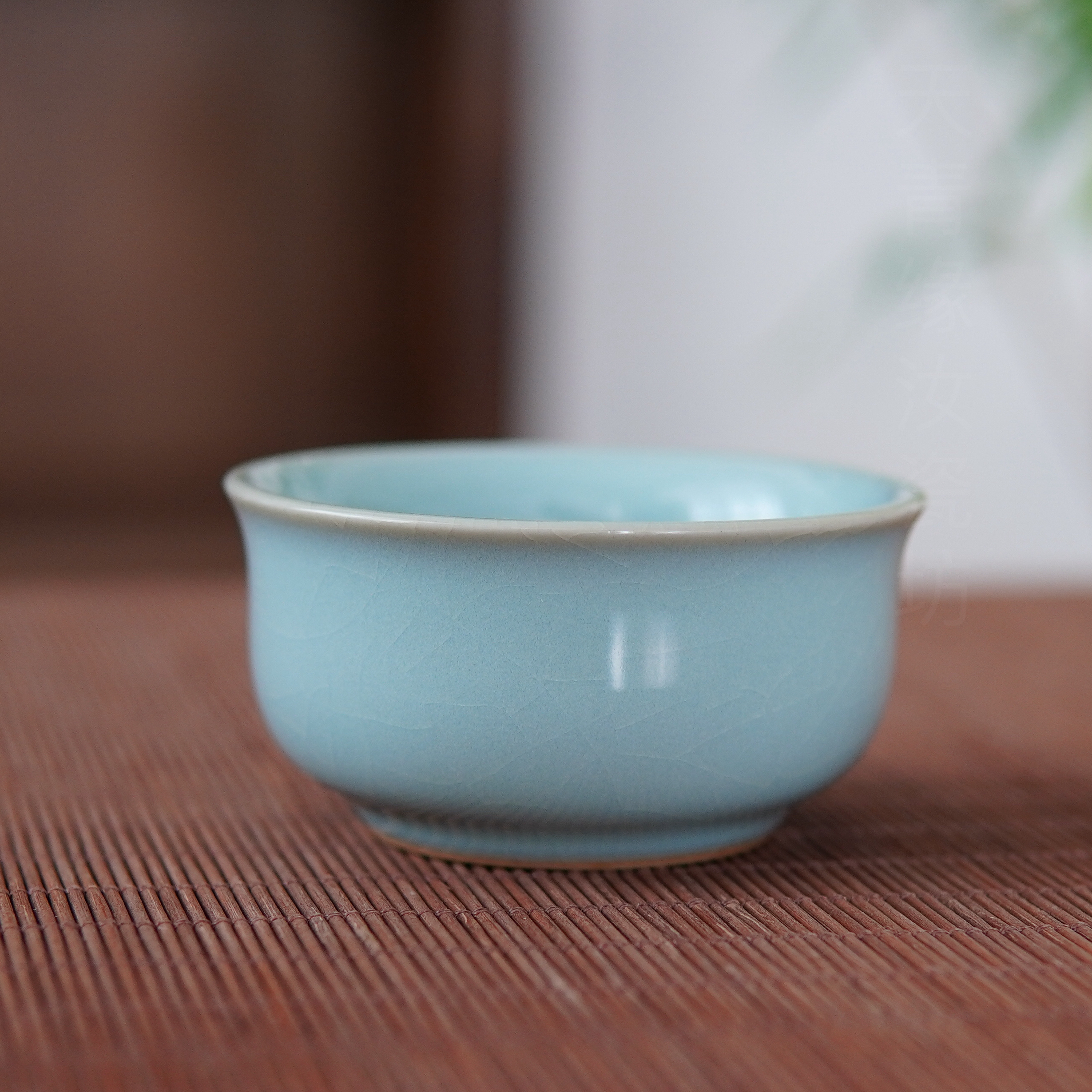 品茗杯广泉杯天青缘随光变幻原矿釉开片可养功夫茶小容量自产自销
