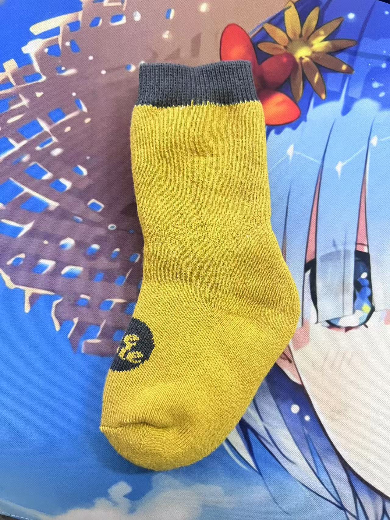 冬季儿童袜子加厚毛圈保暖童袜小腿袜