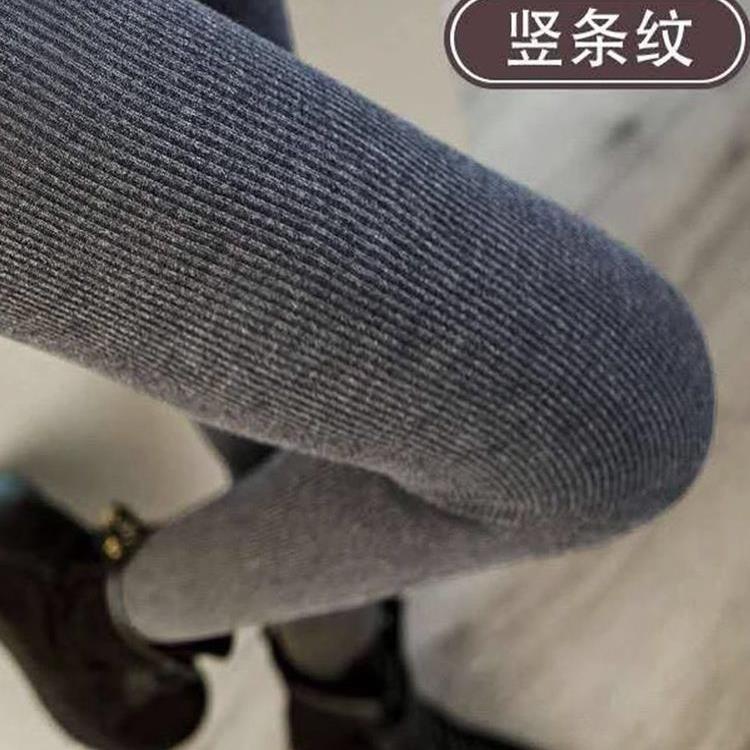 螺纹打底裤女外穿秋冬加绒加厚保暖秋裤微压瘦腿弹力踩脚连裤袜