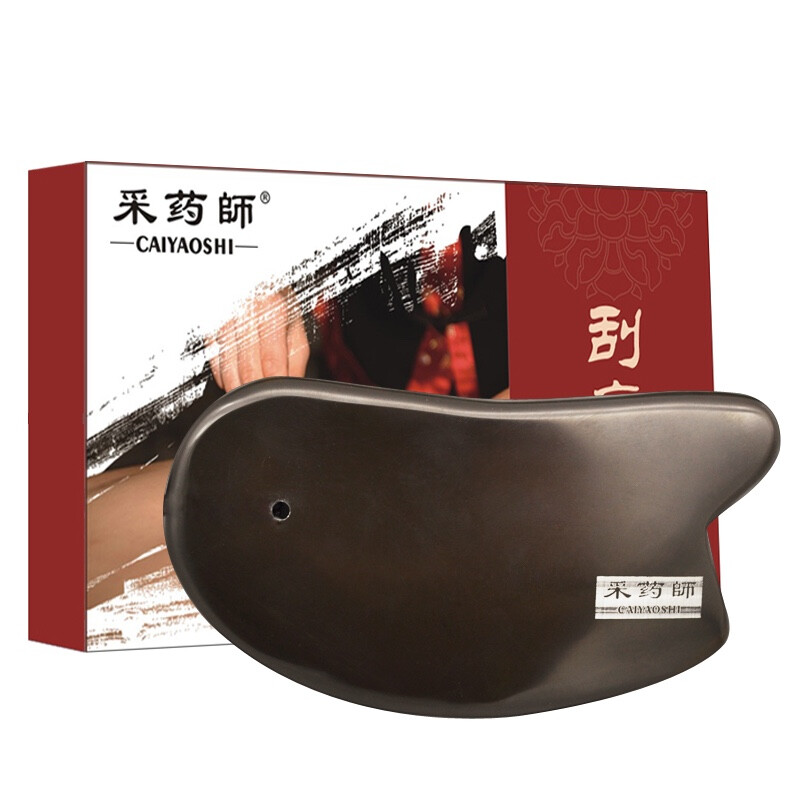 CAIYAOSHI 砭石刮板全身通用脸部背部按摩棒拨筋棒片