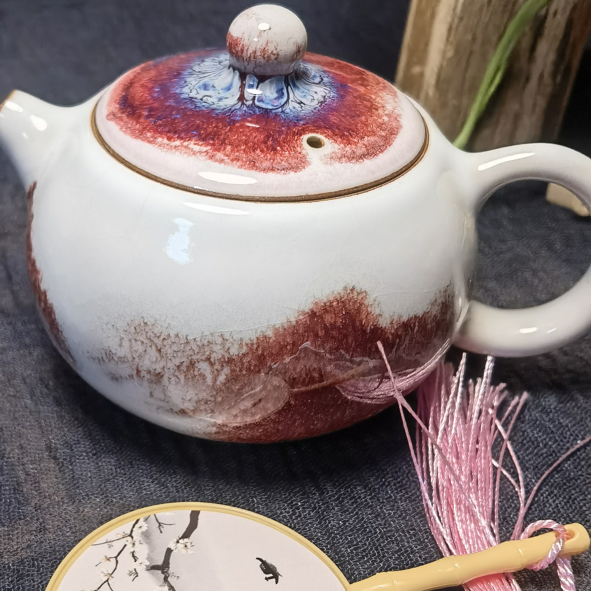 中国陶瓷钧瓷养生壶手工茶壶