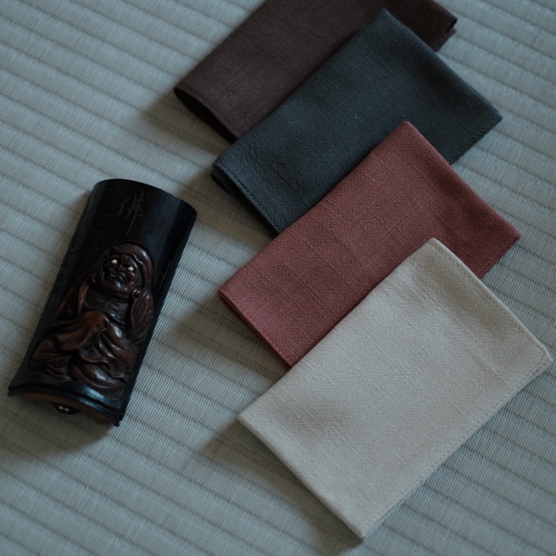 舒砚北記-全手工手作-茶巾棉麻加厚吸水养壶茶巾