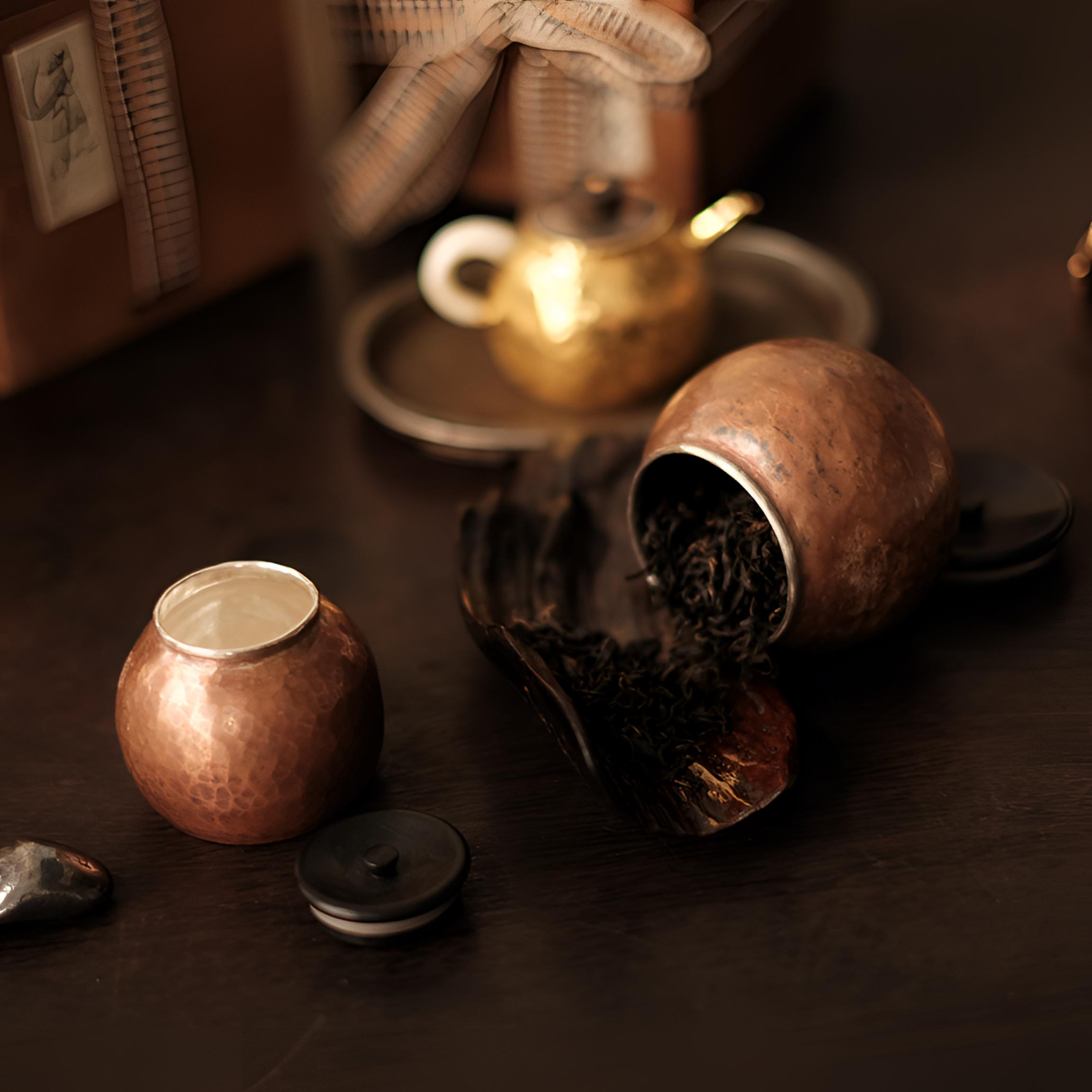 此居造物-吴承泽「溪山」锻打茶入紫铜内银一体锻打抗摔卫生健康