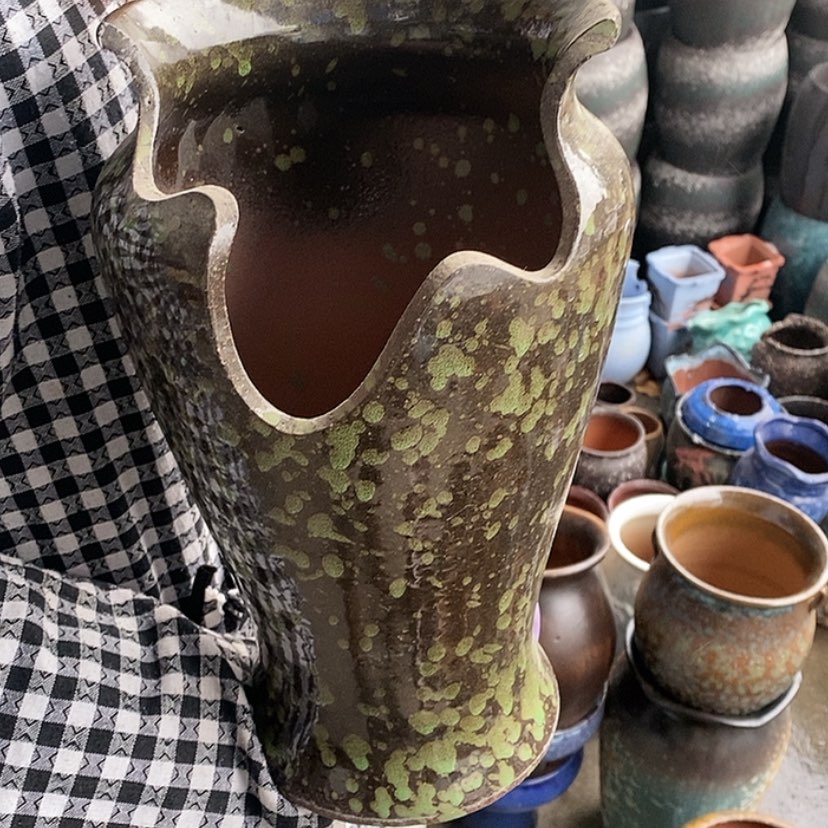 【闪购商品】紫砂花盆口17高30，处理