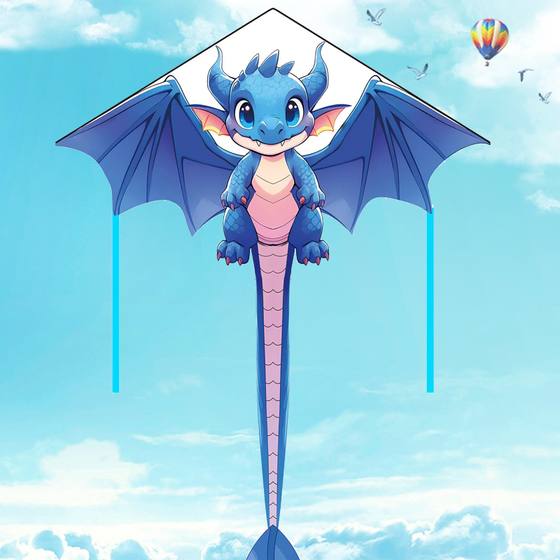  潍坊翼龙风筝儿童卡通新款恐龙儿童风筝微风易飞小孩专用小风筝