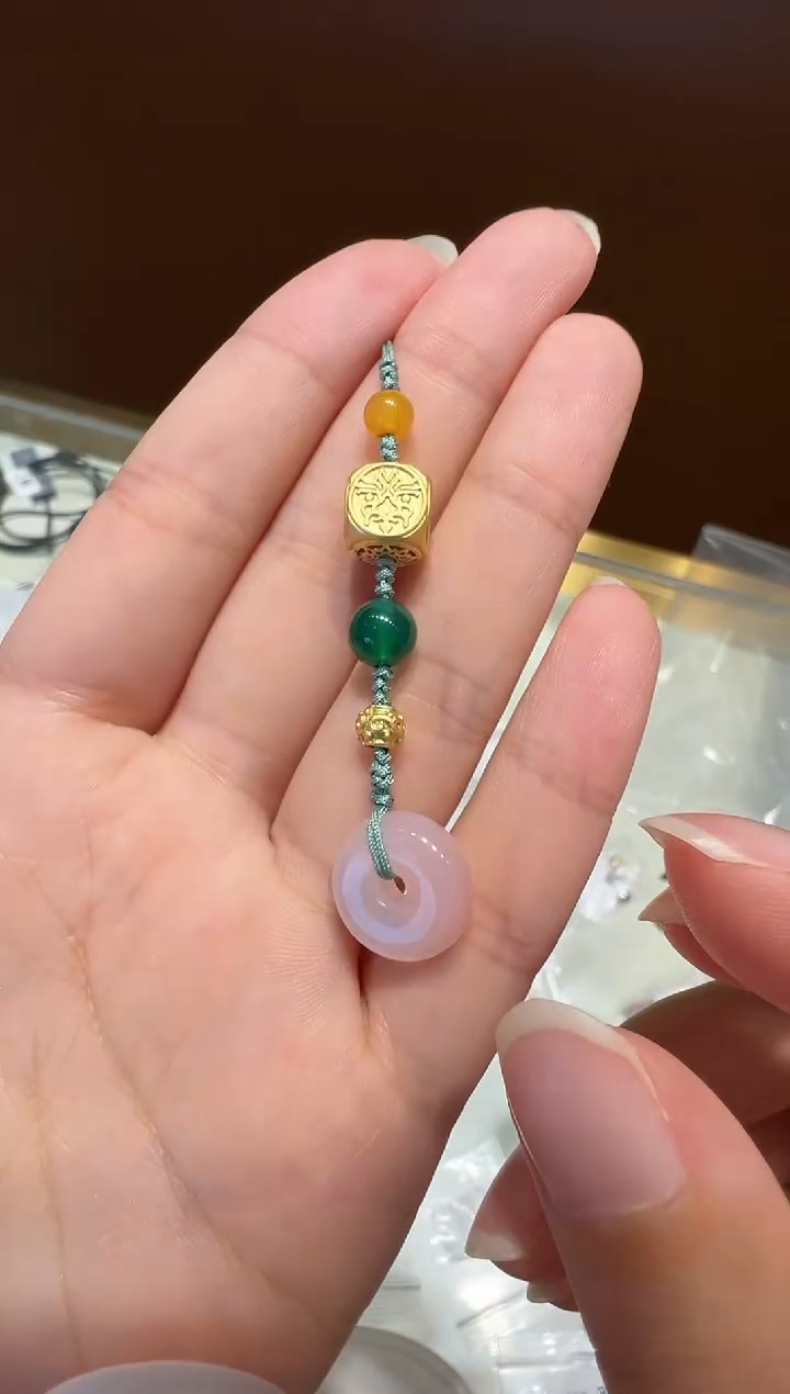 【闪购商品】玛瑙/玉髓手机挂坠未镶嵌@@