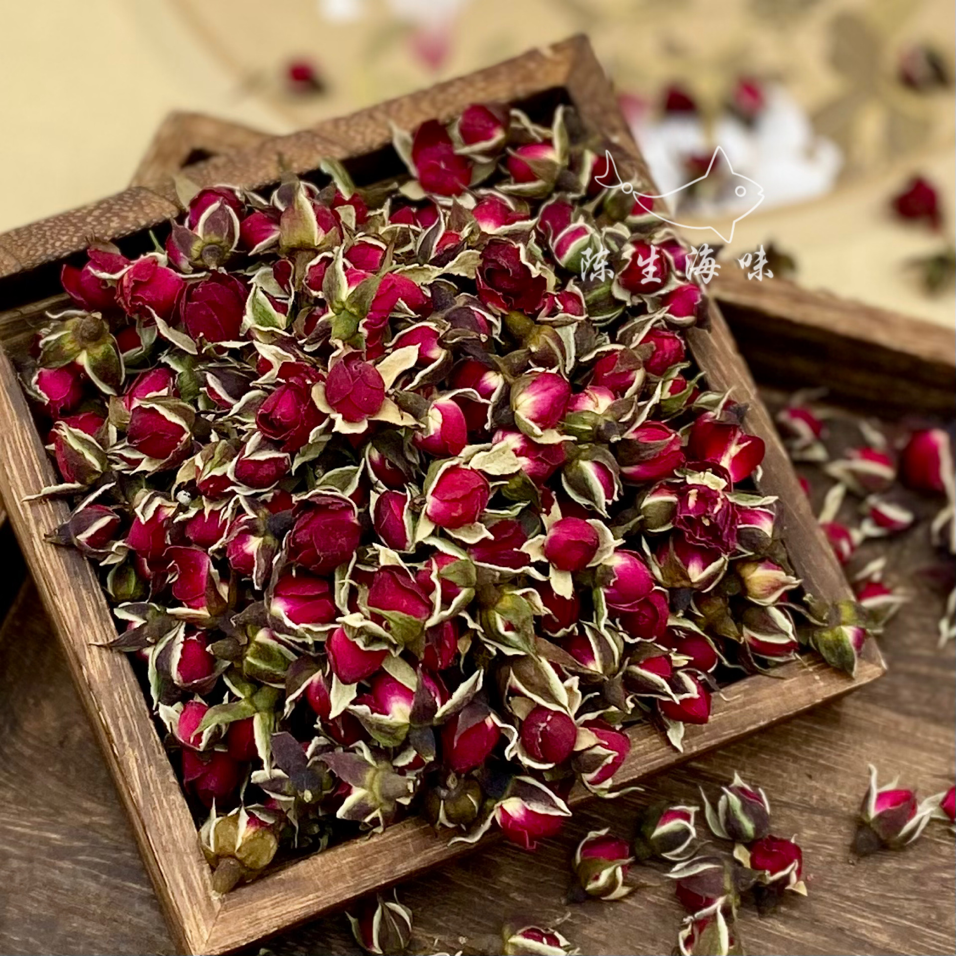 【干货】金边玫瑰60克/瓶