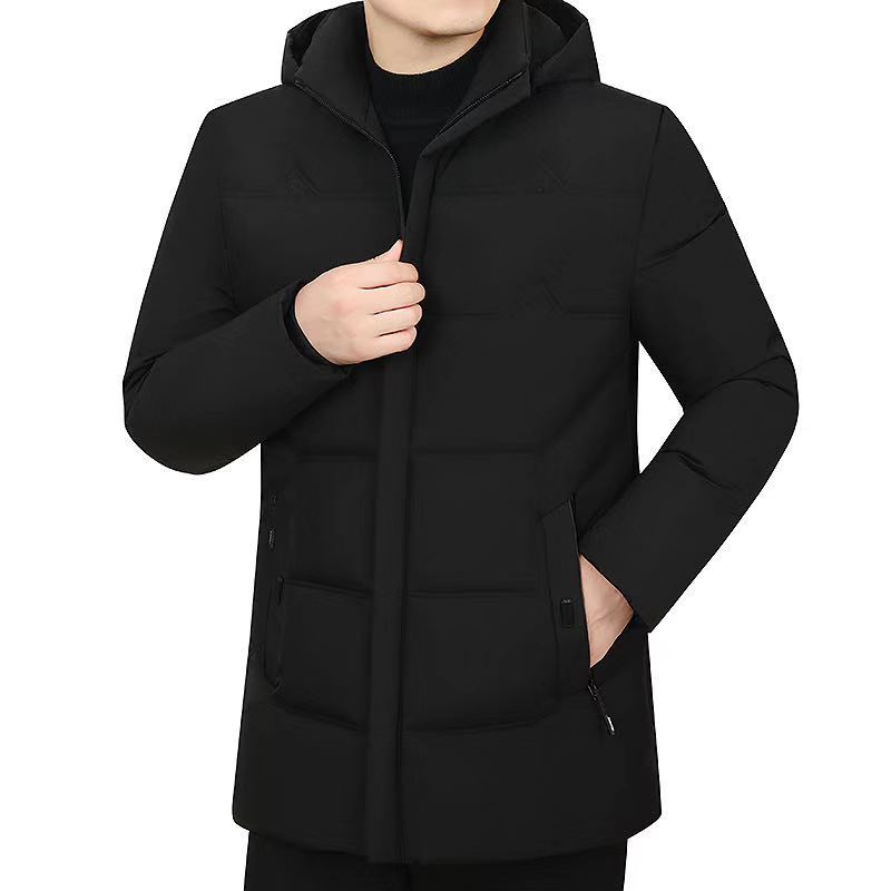 男士棉衣连帽外套休闲冬季秋冬