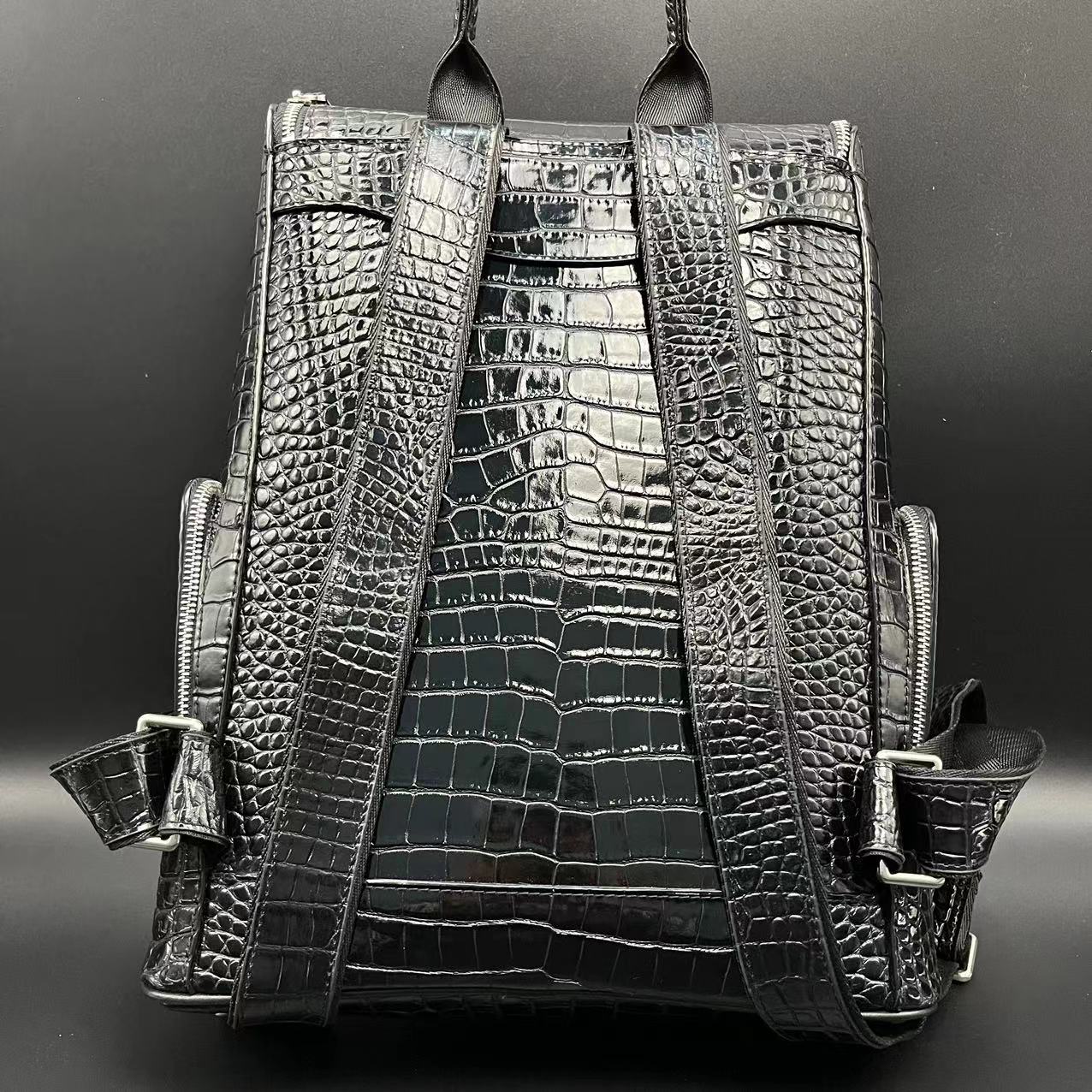 E肚高端双肩背包真皮