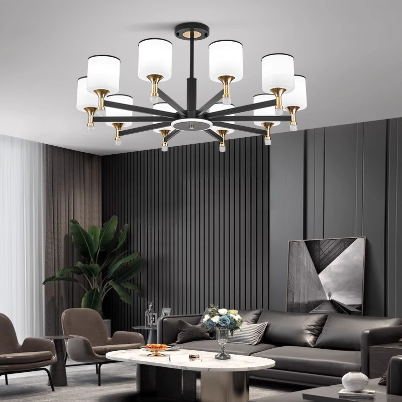 客厅主灯吊灯现代简约大气2024年新款流行轻奢新中式灯具