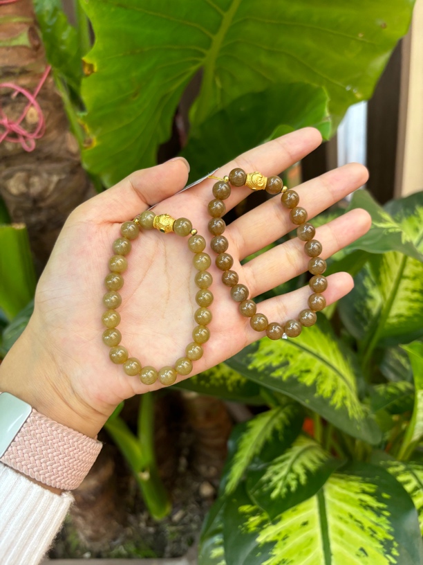 0232和田玉手链约8mm多样性发其一