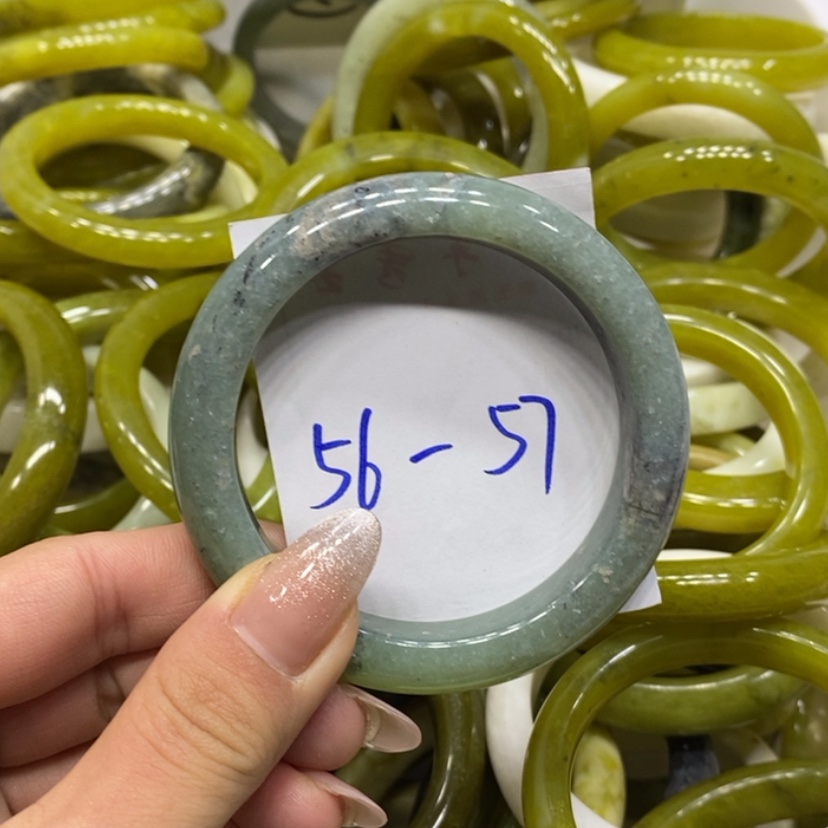 【闪购商品】蛇纹石玉手镯未镶嵌6