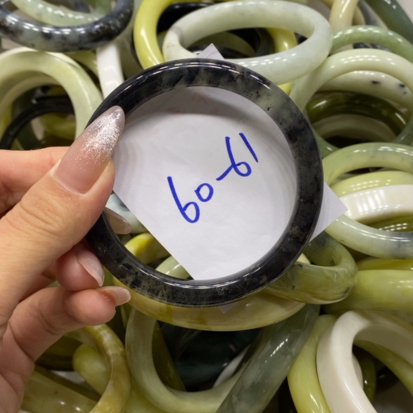 【闪购商品】蛇纹石玉手镯未镶嵌41