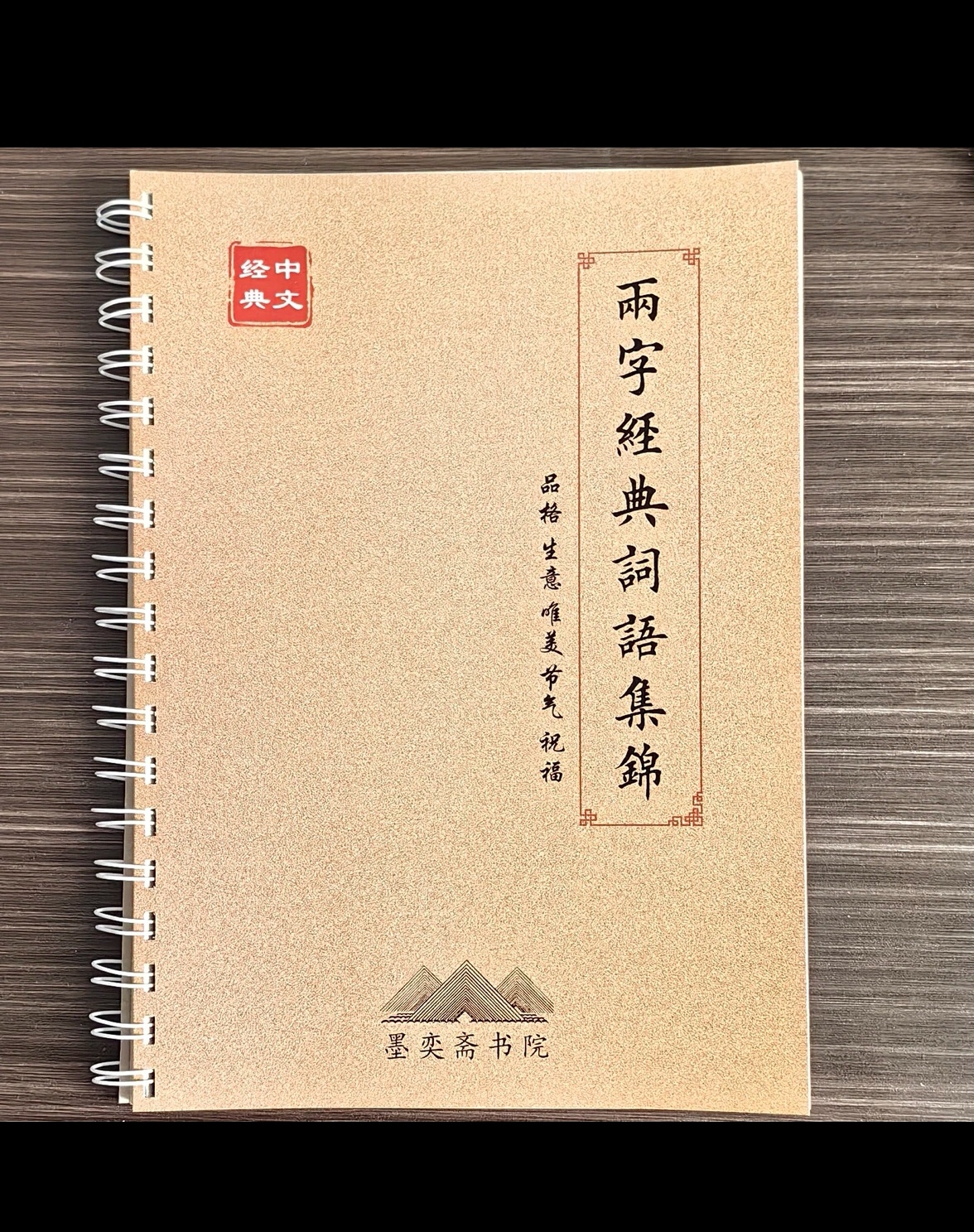 两字经典词语集锦（单格12厘米，共124组）