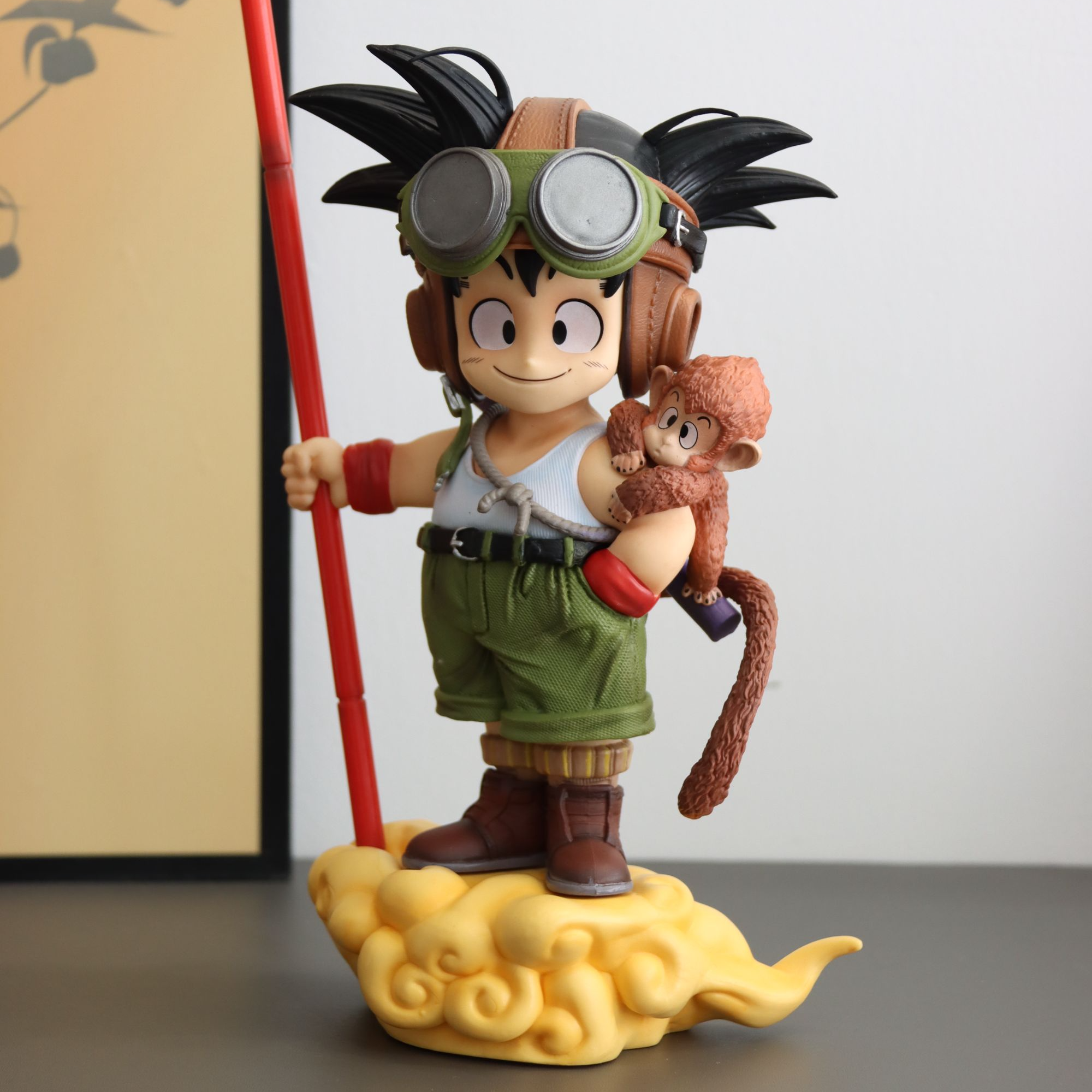 七龙珠孙悟空筋斗云飞行服可爱站姿手办模型