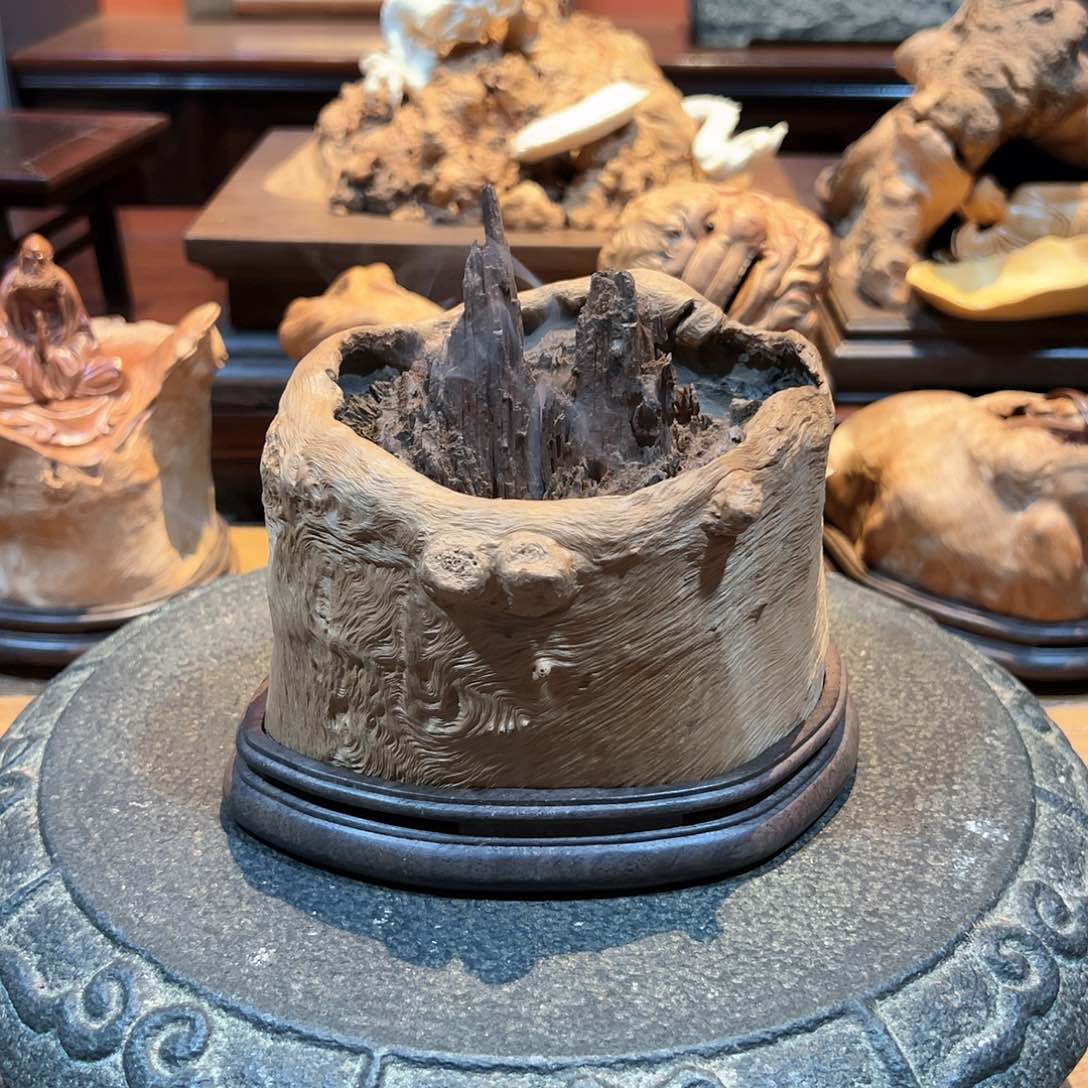 荔枝木屋****傅荔枝随形香炉