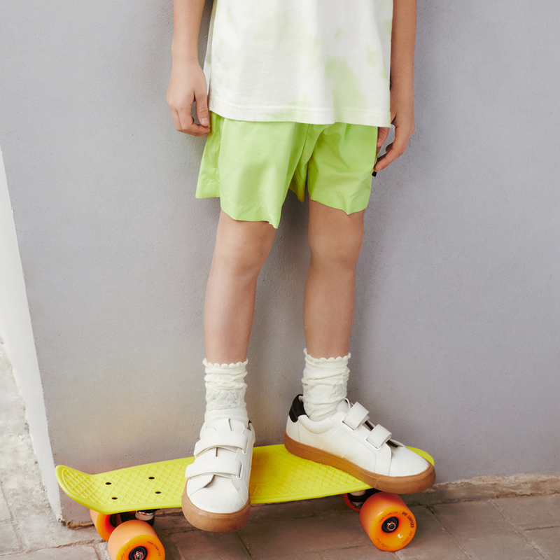 littlemoco童装23夏装新款女童短款抑菌休闲短裤百搭#KBC2SOTT13