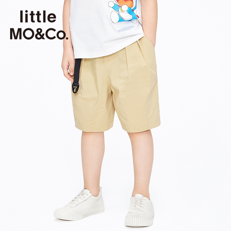littlemoco童装夏装新款男童百搭休闲松紧腰短裤子#KBB2SOT023