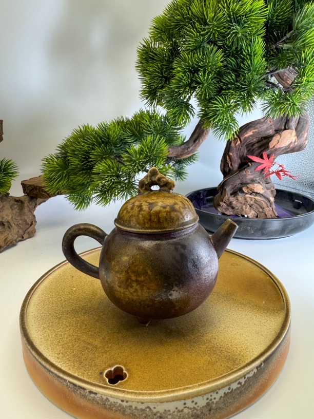 纯柴烧柴壶天然草木灰