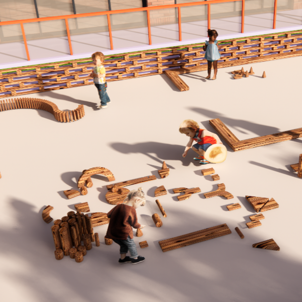 幼儿园儿童 感统训练 户外大积木大型碳化木制工艺游戏