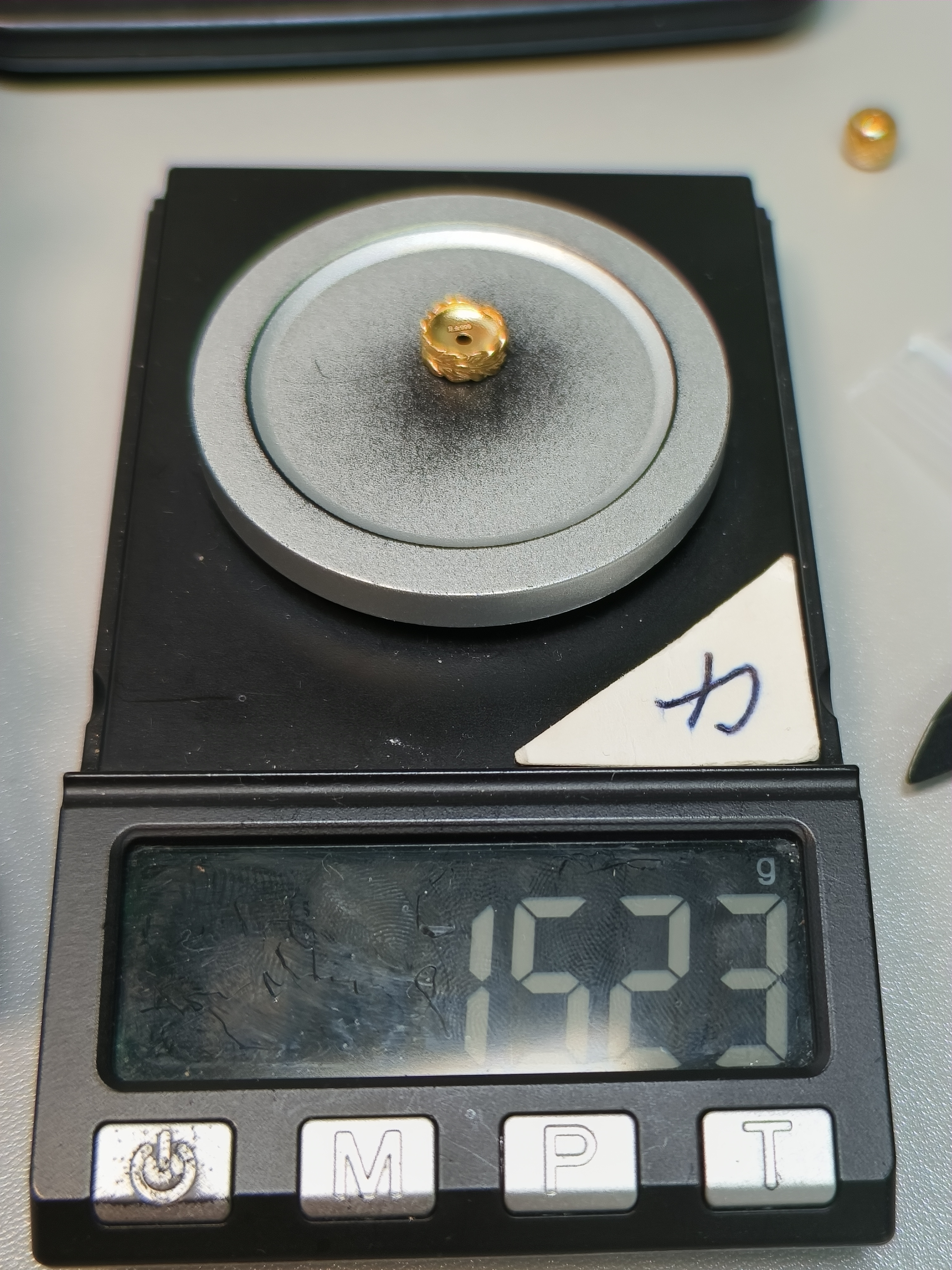 足金999羽毛卡环