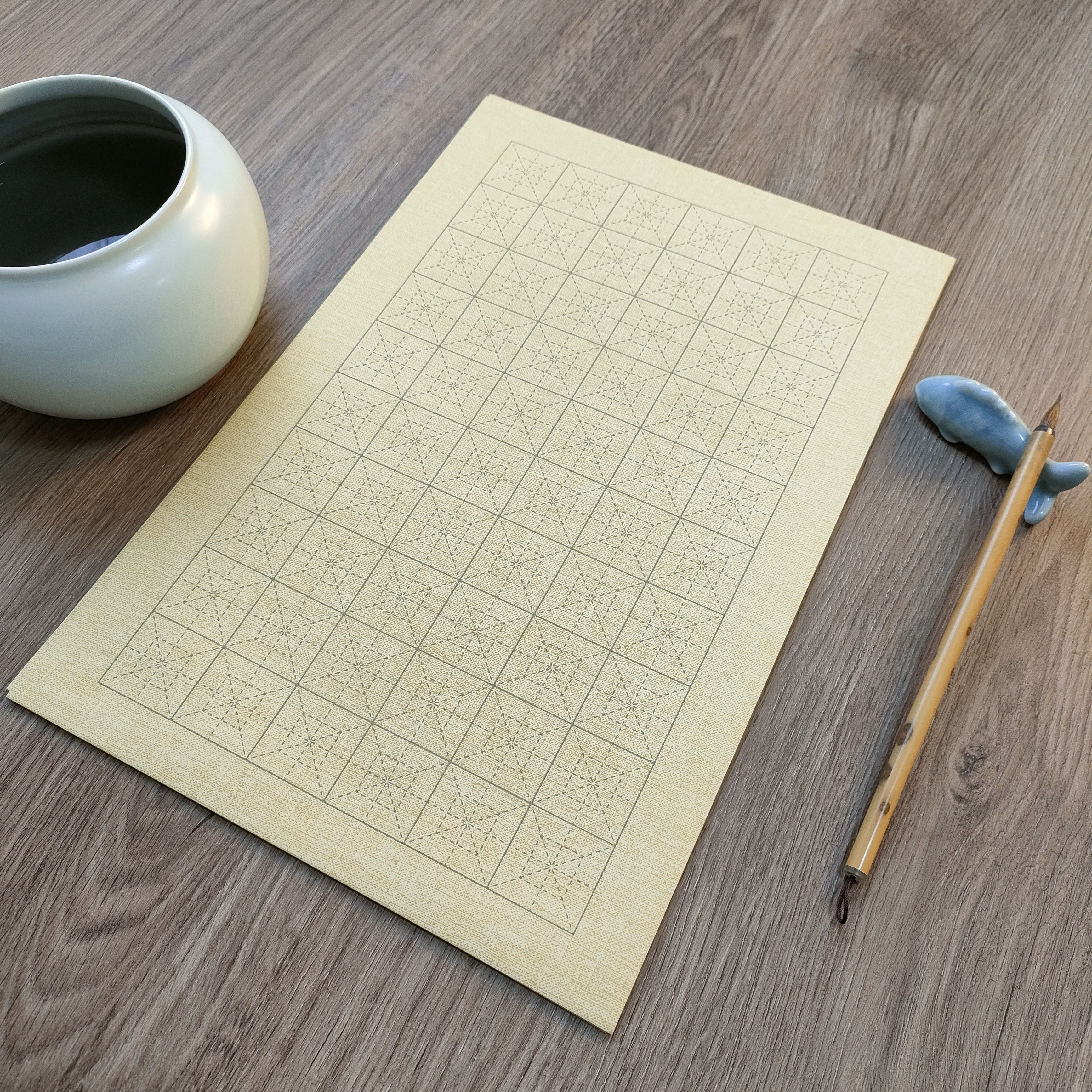 【九义堂】蜡染 回宫米字格 3厘米 细麻纹专用纸初学练习小楷宣纸
