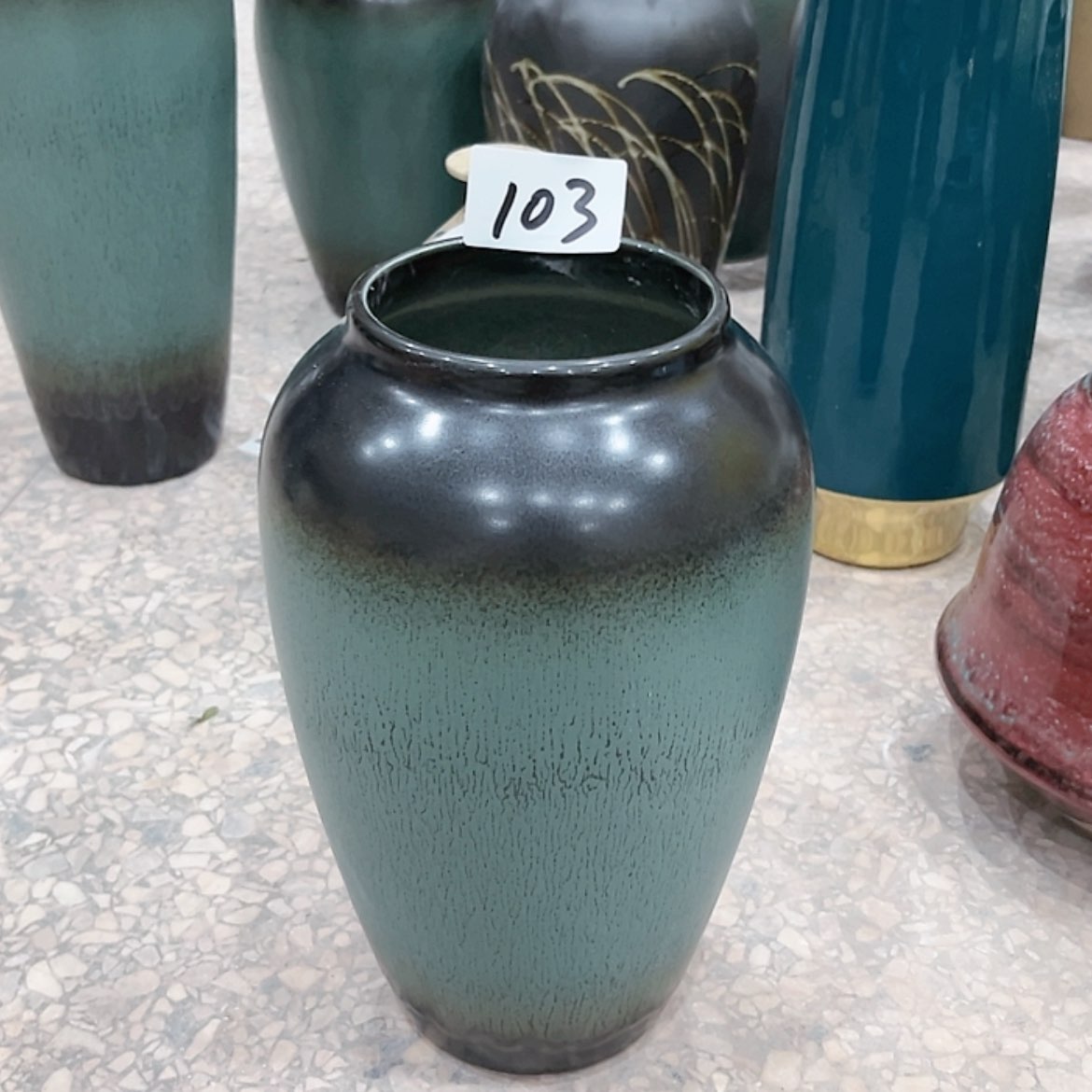 【闪购商品】陶瓷瓶微瑕已打孔高27口9.5