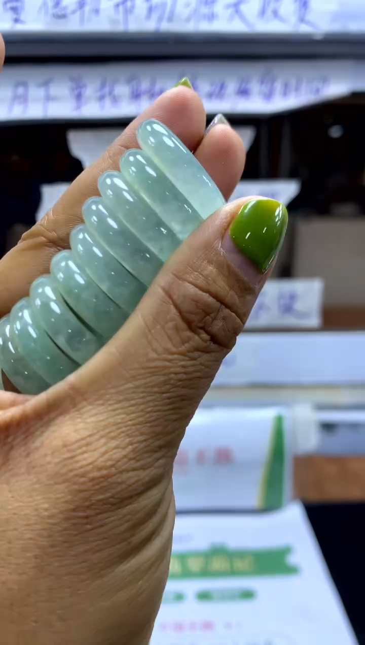 【闪购商品】定制翡翠未镶嵌多样性发一件戒圈#148元不支持退换