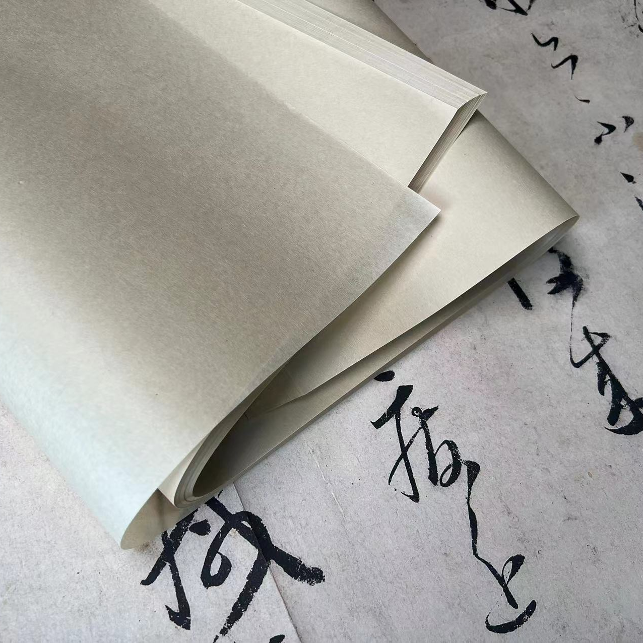 「酪黄·厚」纯手工蝉翼35x17cm四尺 书法创作 篆隶楷行草