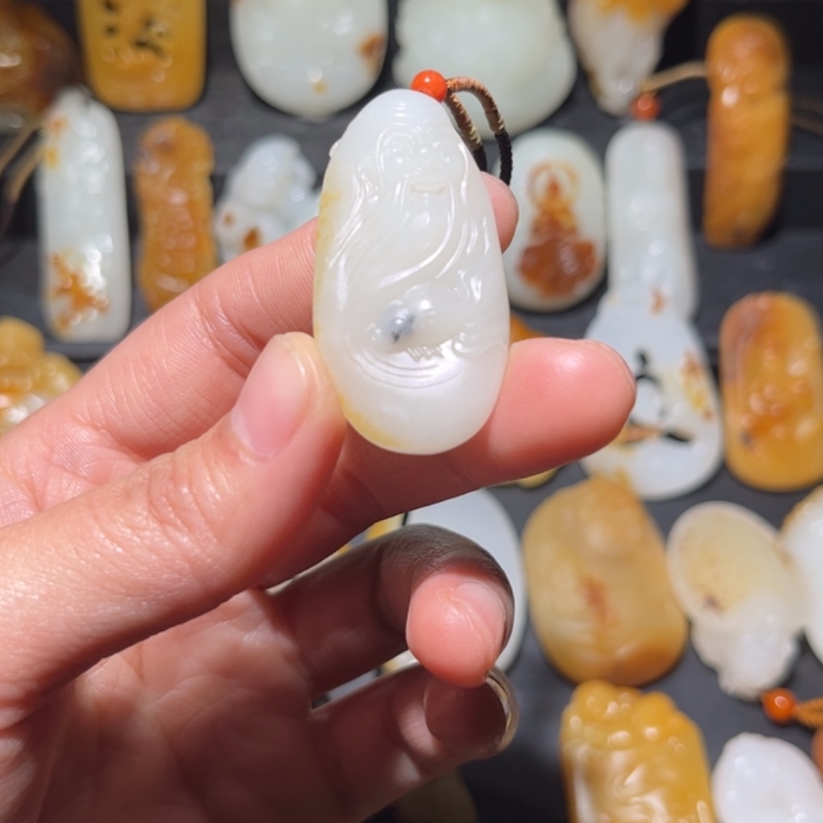 【闪购商品】和田玉颈饰未镶嵌门*