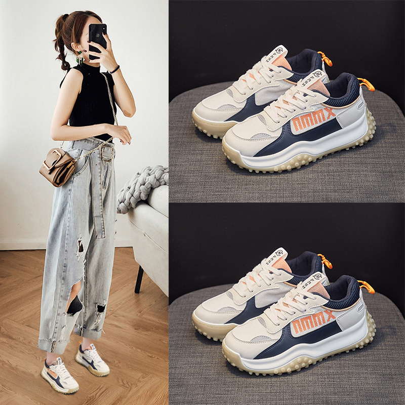 回力潮品老爹鞋女年新款秋季新款透气女鞋韩版鞋子百搭休闲运动鞋