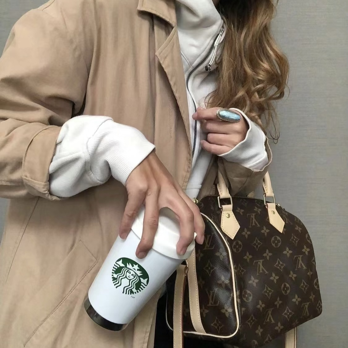 95新 LouisVuitton/路易威登 LV老花25斜挎包972973