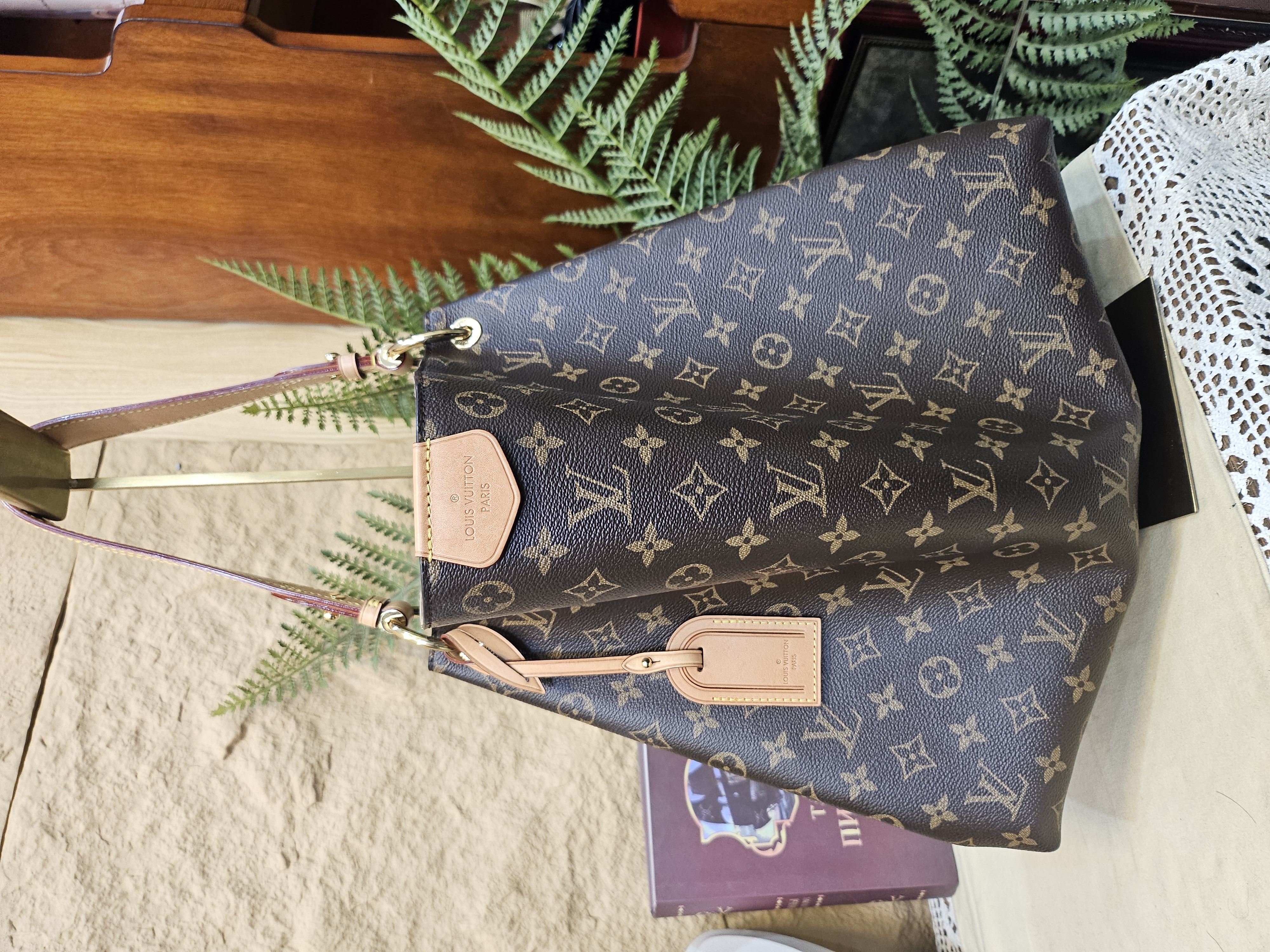 95新 LouisVuitton/路易威登 LV老花GF单肩包 中号 新到