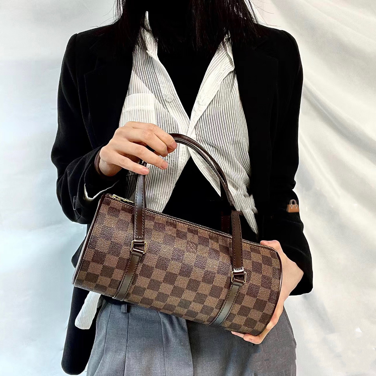 95新 LouisVuitton/路易威登 LV棋盘格巴比龙973228