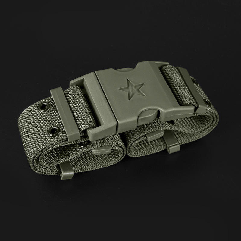 编织外腰带学生军训腰带迷彩裤裤腰带作训腰带尼龙编制外腰带战术