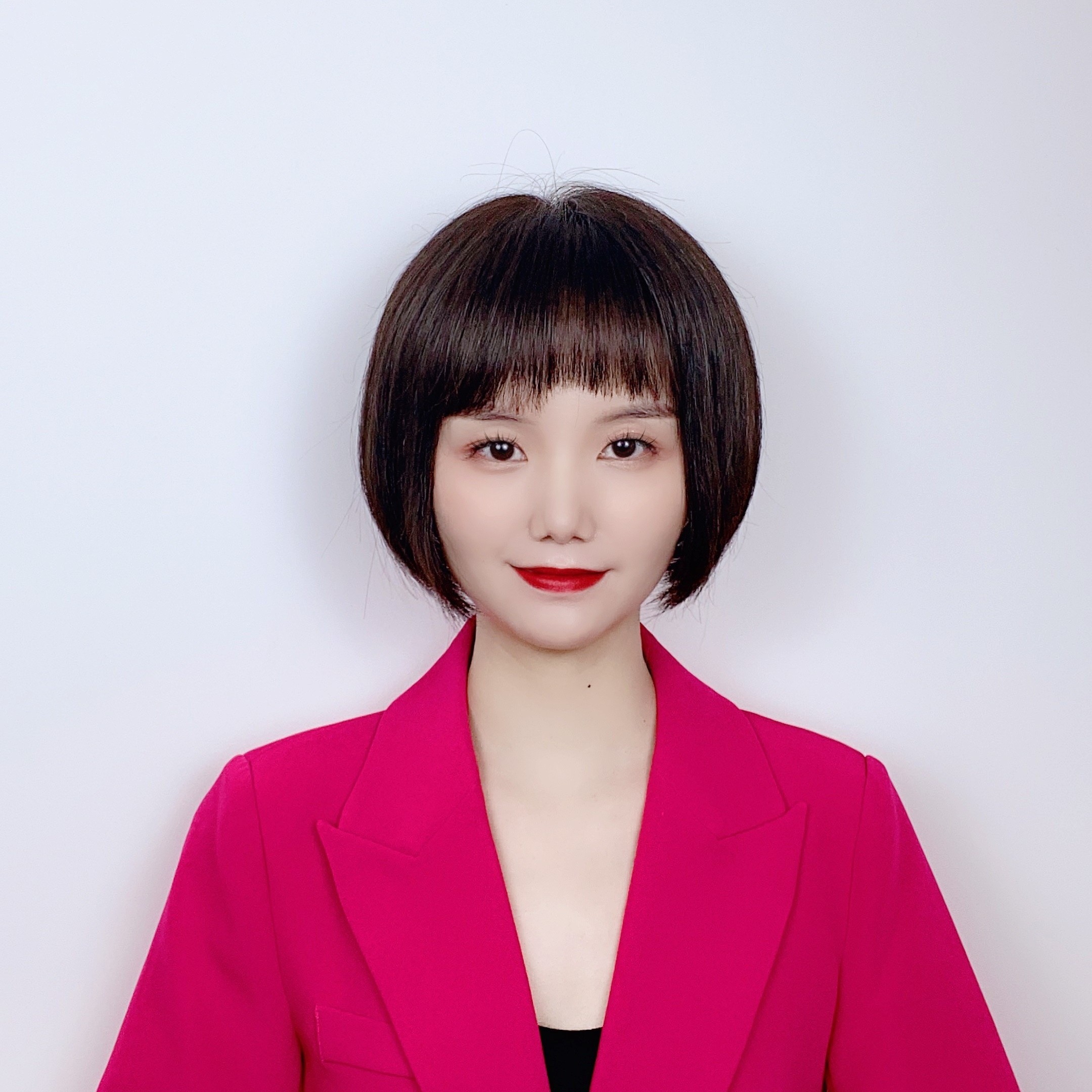 11号 全真发手工 刘海自然波波头