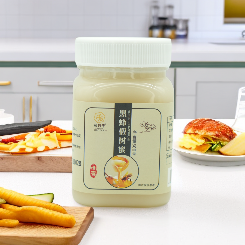 黑蜂椴树蜂蜜产地细腻浓稠洁白天然成熟食用健康