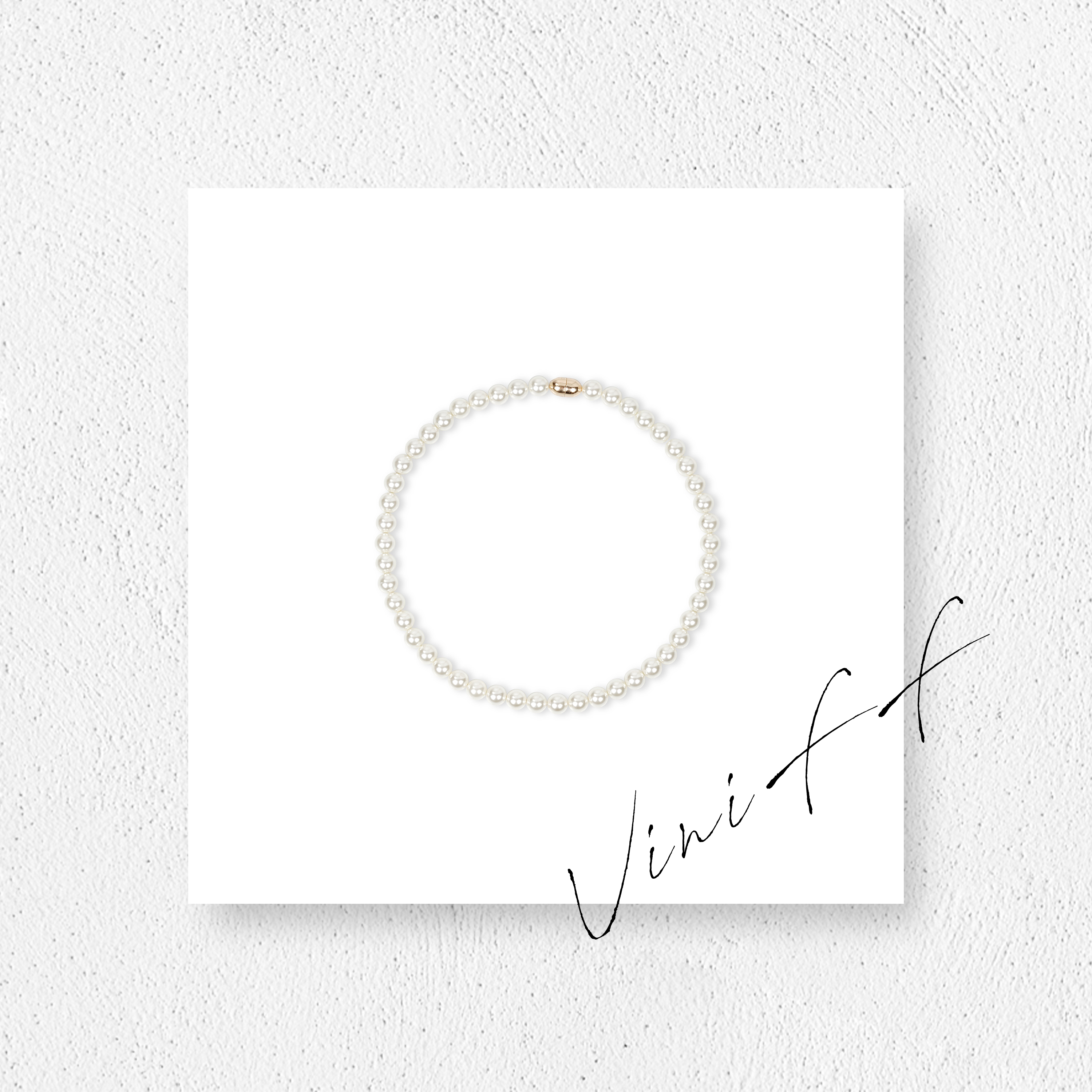 非金属仿珍珠项链 ViniFF薇妮｜2024A/W 秋冬新品珍珠项链CA4SI010